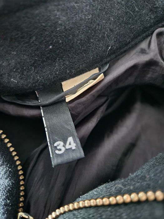 Płaszcz retro taki jak gotycki czarny 34 na 146cm wzrostu Divided H&M