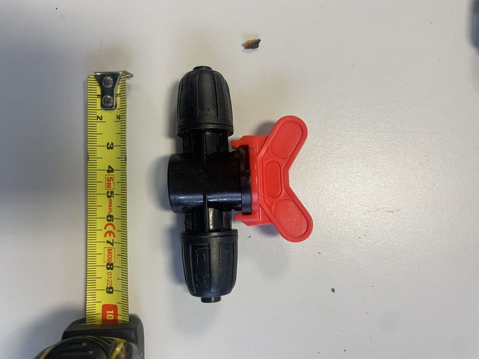 12  torneiras de bola para rega 8-10mm