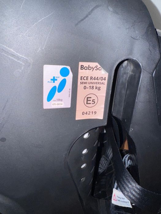Cadeira auto 0-18 Kg, contramarcha, com Plus Test