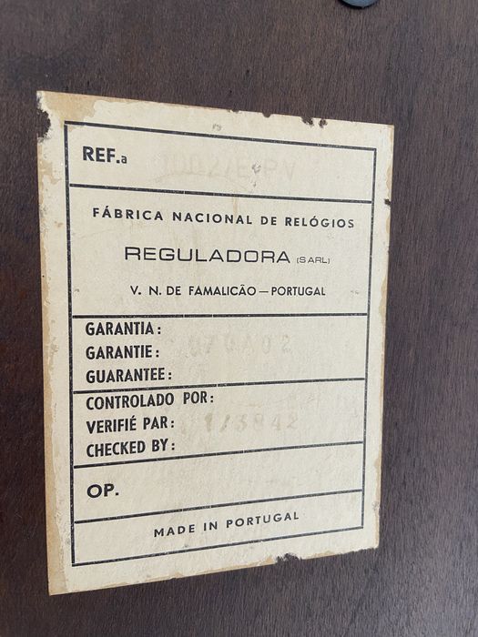 Vende se Relogio caixa alta Reguladora!