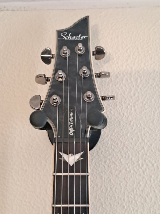 Guitarra elétrica Schecter omen extreme 6 STBLK com emg