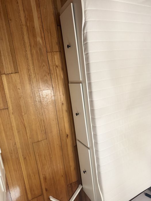 Cama IKEA HEMNES com 3 gavetas – Excelente estado