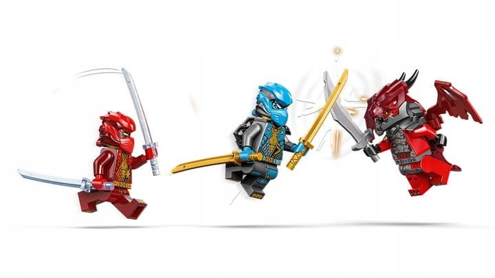 Lego Ninjago 71830 – mech Kaia i motocykl ninja, 333 elementy