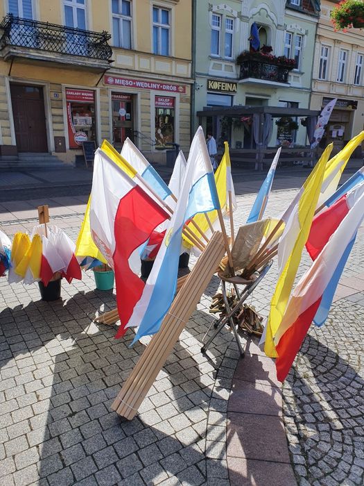 Flagi 120 cm x 65 cm narodowe, kościelna,nadruk
