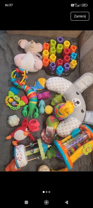 Duży zestaw zabawek