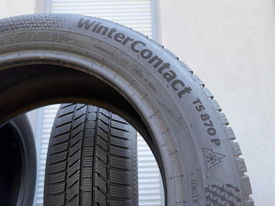 4szt zimowe 215/55R17 Continental 8mm 2024r świetny stan! Z1319 gwarancja