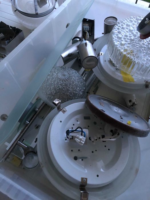 Conjunto Diverso de Candeeiros de Teto