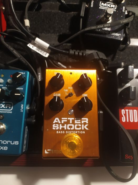 Source Audio One Series AfterShock Bass.  Fuzz, distortion
