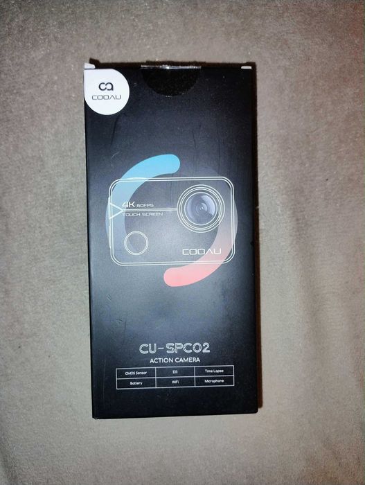 Nowa Kamera Sportowa 20MP 4K 60FPS COOAU CU-SPC02