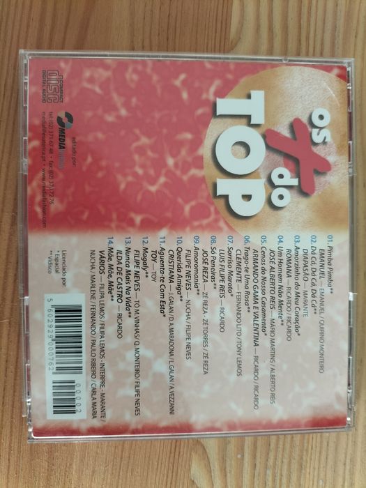 Cd's coleção - Os + do top