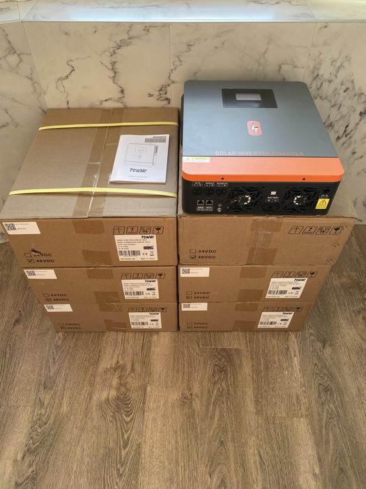 Powmr 6,2 кВт 48V, солнечный гибридный инвертор POW-HVM-6,2M-48V-N