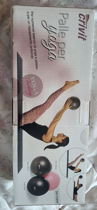 Bolas para Yoga; 3 unidades novas na caixa