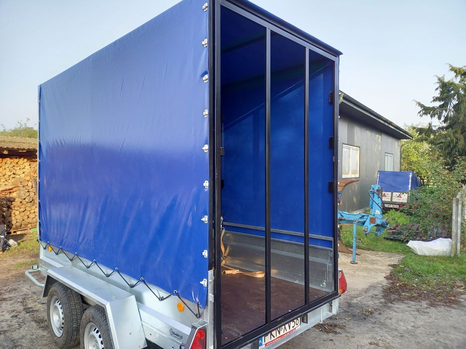 Plandeki, stelaż na przyczepkę  plandeka na przyczepę d 47,hl,brandys