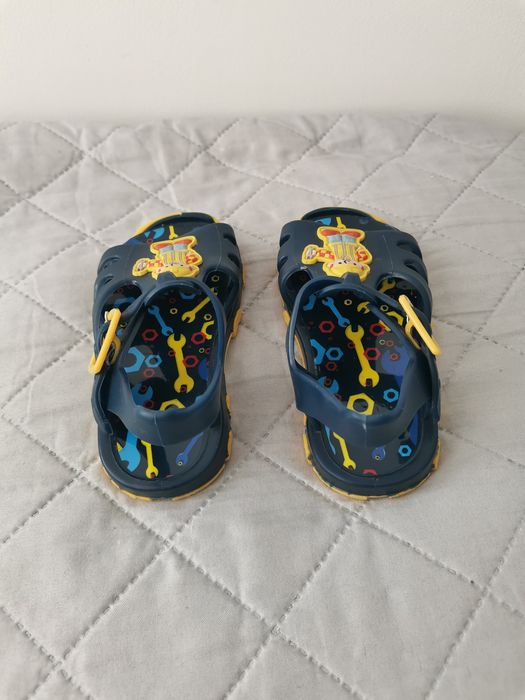 Sandały sandałki 22 buty do wody 14cm Bob budowniczy
