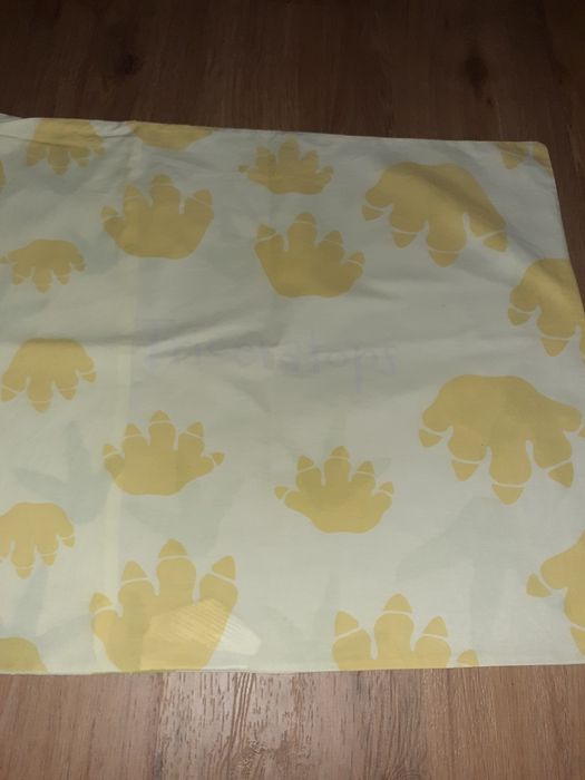 Capa de edredão com almofada dinossauros.  Reversível. Ikea