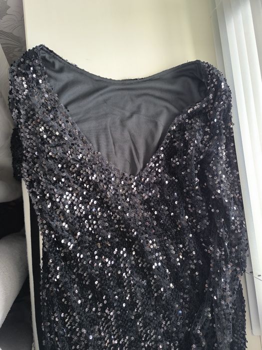 Сукня коктельна, з паетками, сучасна сукня розмір М