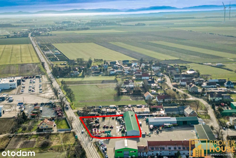 Obiekt halowo magazynowy 800m2 plac 3000m2