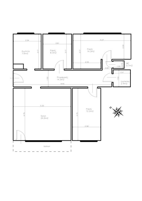 Sprzedam mieszkanie 4-pokojowe 84,95m2 - osiedle WIDOK, Skierniewice