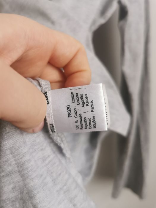 Lacoste bluzka długi rękaw logowana męska bawełna M/L