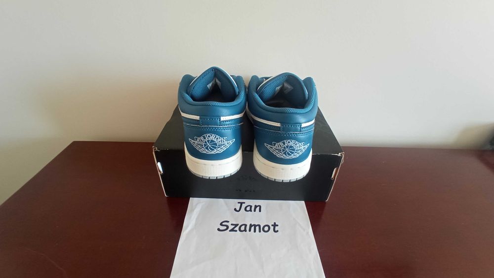 41 Buty Nike Air Jordan 1 Low Industrial Blue / White