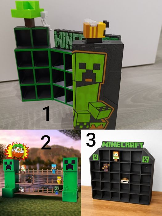 Стенд Майнкрафт підставка поличка Minecraft