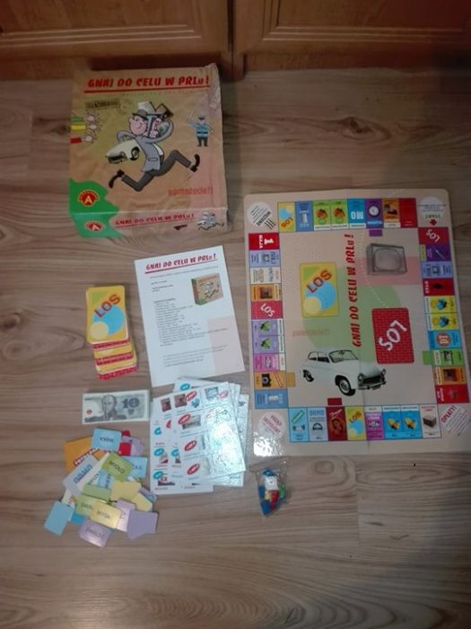 gra planszowa graj do celu w prl-u