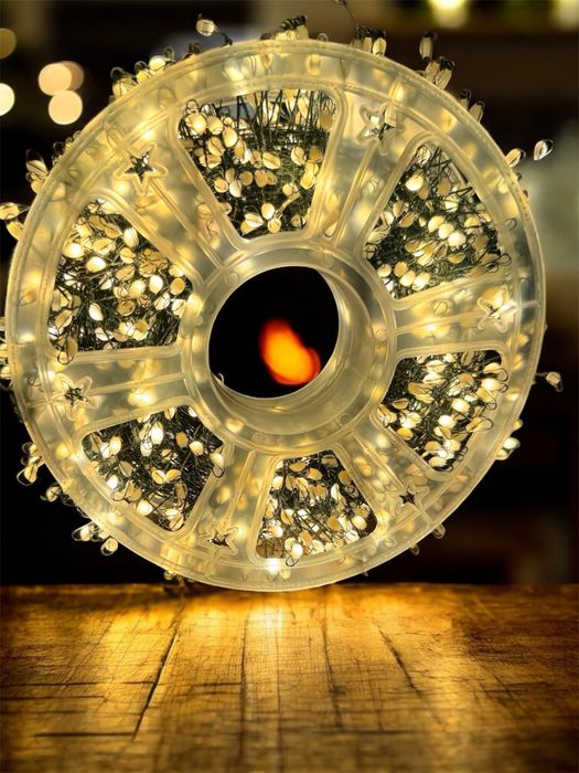 Мішура(хвойна лапа), крупний діод,20м,40м зелений дріт,usb НОВИНКА