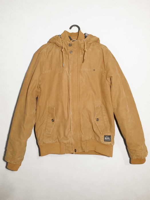 Kurtka Quiksilver Brooks - Brązowa - rozmiar S