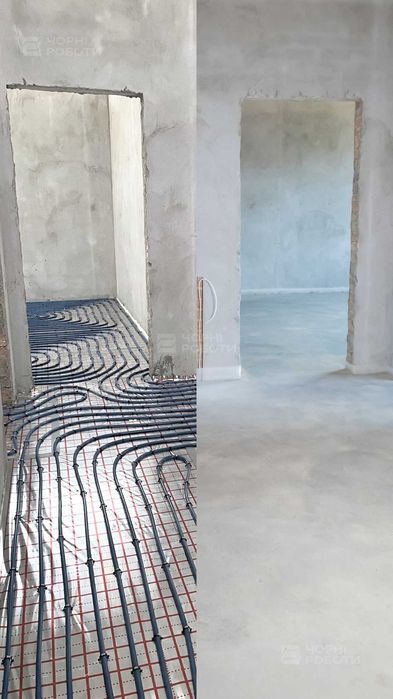 Напівсуха Стяжка Підлоги, Суха Стяжка, Стяжка Пола, Полусахая Стяжка