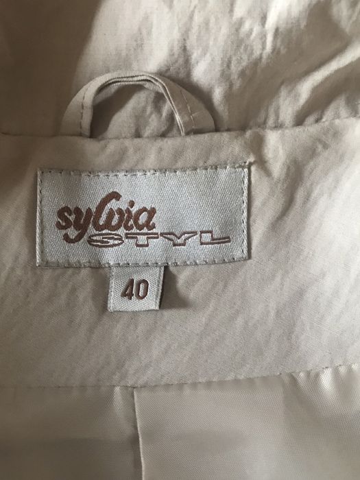 Plaszcz trencz bawełna