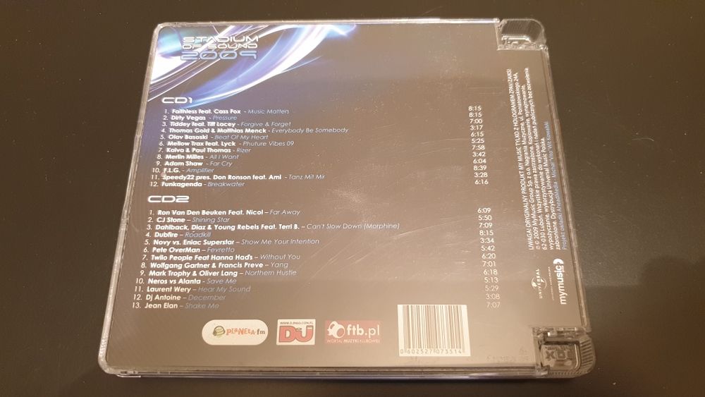 Różni Artyści - Stadium of Sound 2009 (Trance / House) - 2CD - Mint