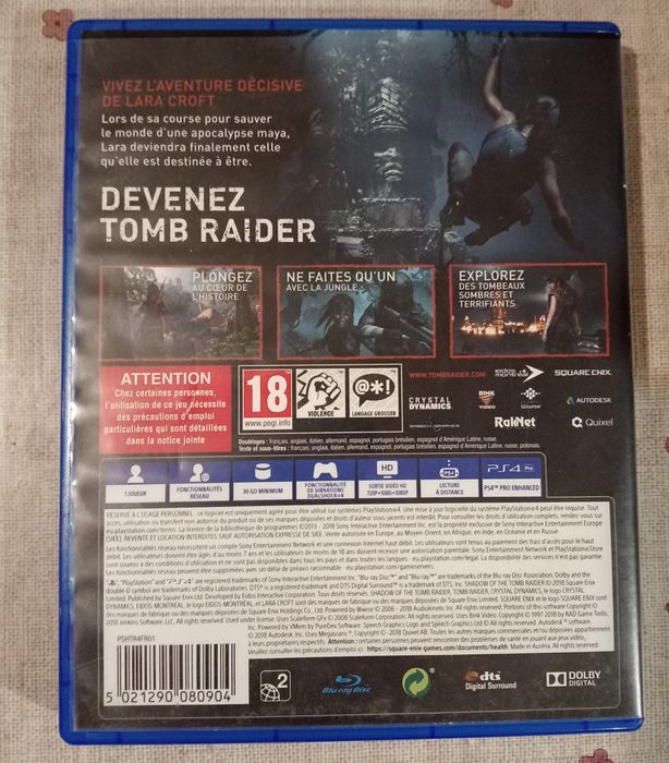 Jogo PS4 Shadows of the Tombo Raider