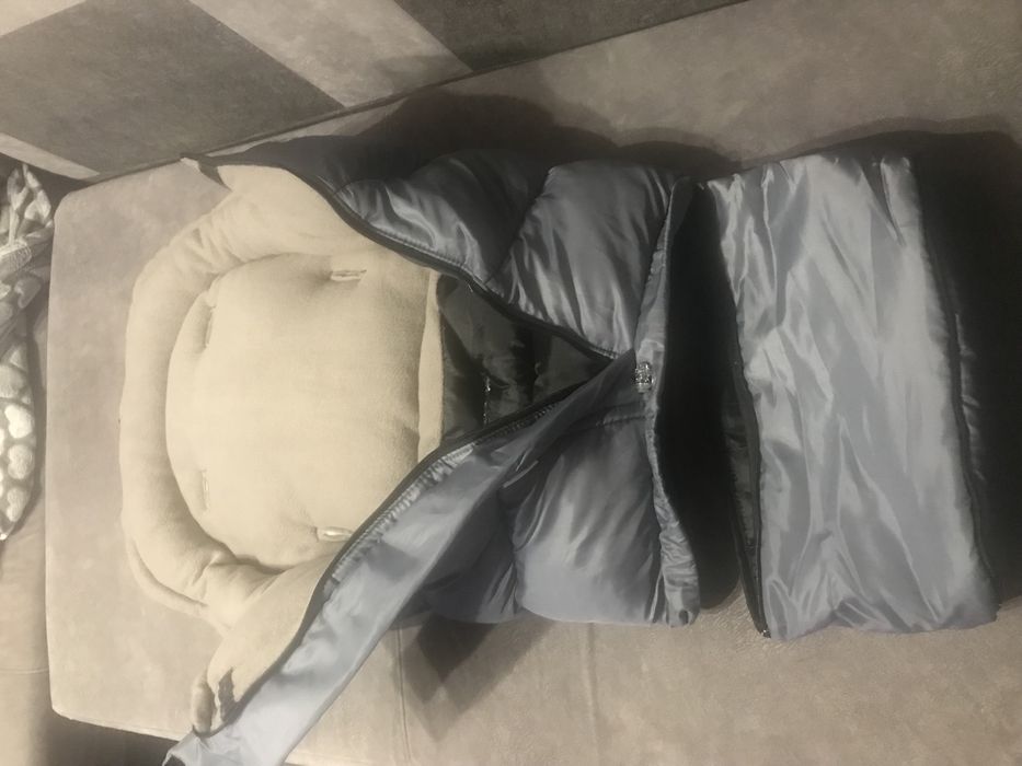 Sensillo polarowy spiworek do wózka 3w1