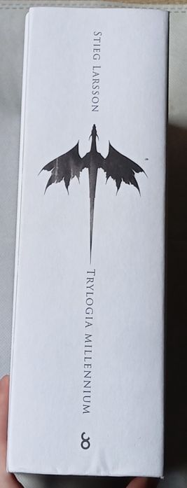 Trylogia Millenium Stieg Larsson kolekcjonerskie wydanie białe