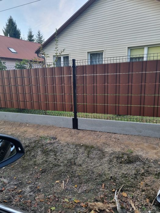 Najtaniej Ogrodzenie Panelowe ZESTAWY panel 3D słupek obejmy KOMPLET