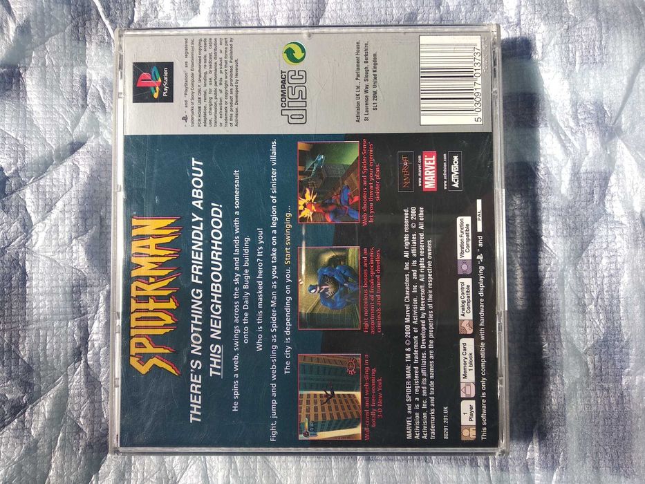 Spiderman PS1 Platinum