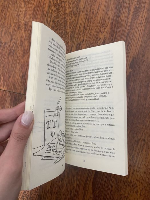 Uma aventura de Nim no mar, de Wendy Orr