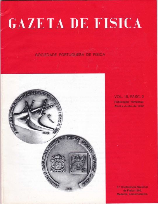 Gazetas de Física - Sociedade Portuguesa de Física NOVO PREÇO