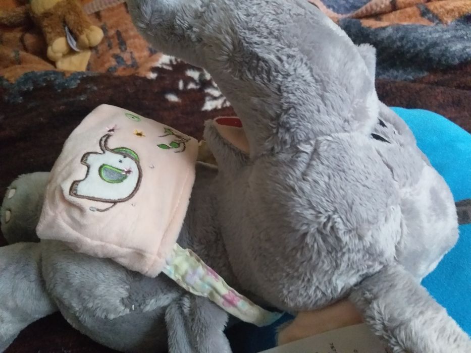 NOWY pluszowy słoń na prezent na święta