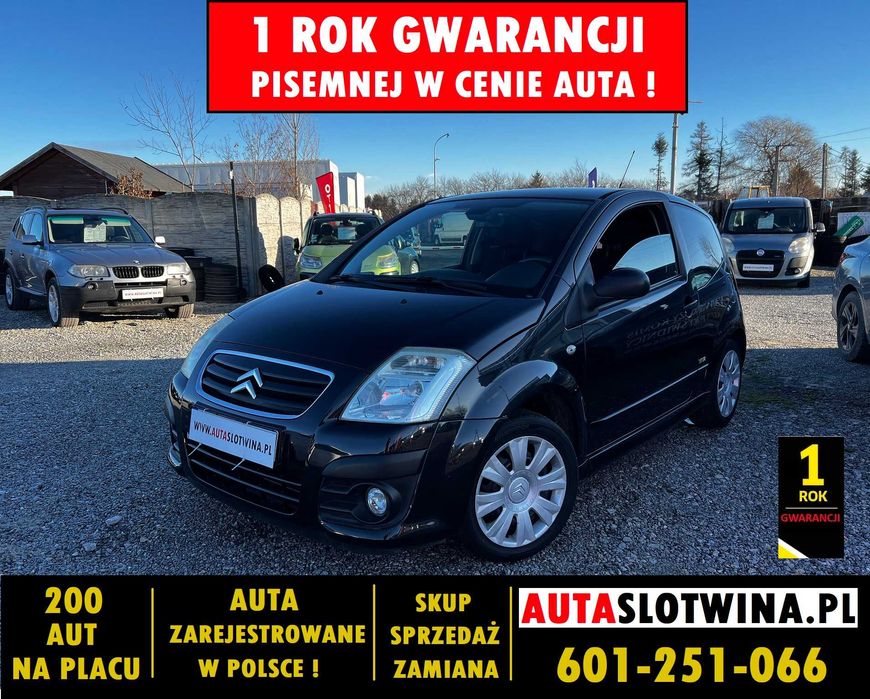 Citroen C2 - 1,4 Benzyna z Klimą zadbany egzemplarz