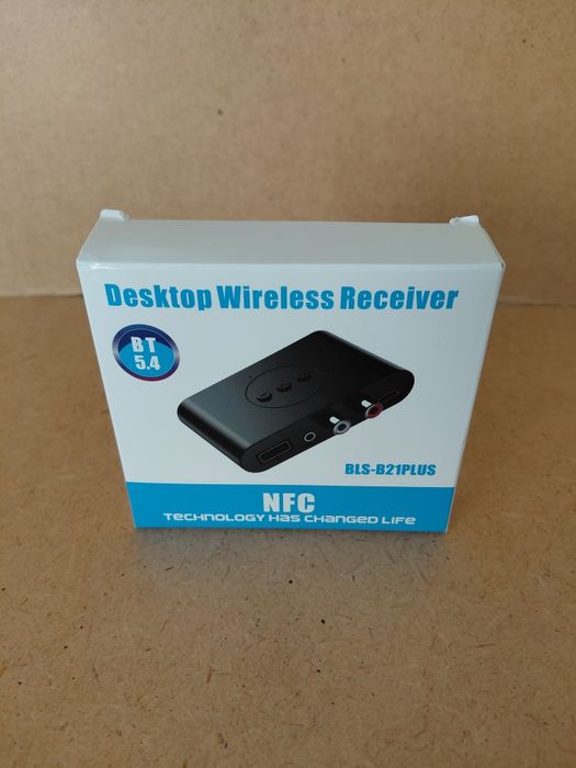 Аудіо приймач Bluetooth 5.4 з NFC U&P B21 Black  НОВИЙ