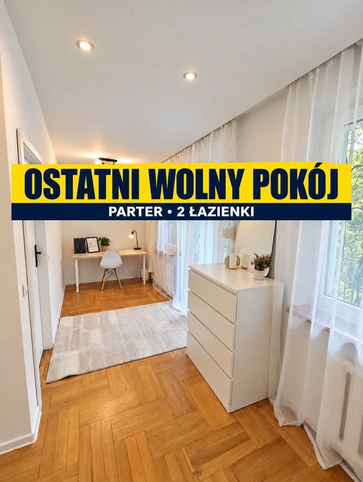DUŻY pokój dla studenta/studentki ŚUM AWF UE | 2 ŁAZIENKI | Wczasowa 16