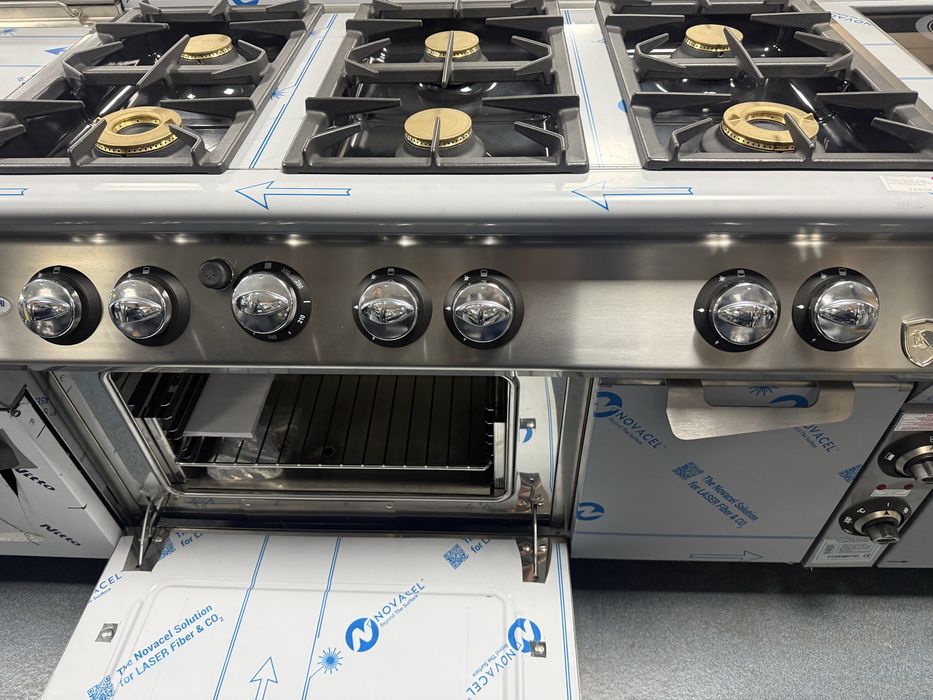 Fugão industrial 6 Queimadores mais forno NOVO