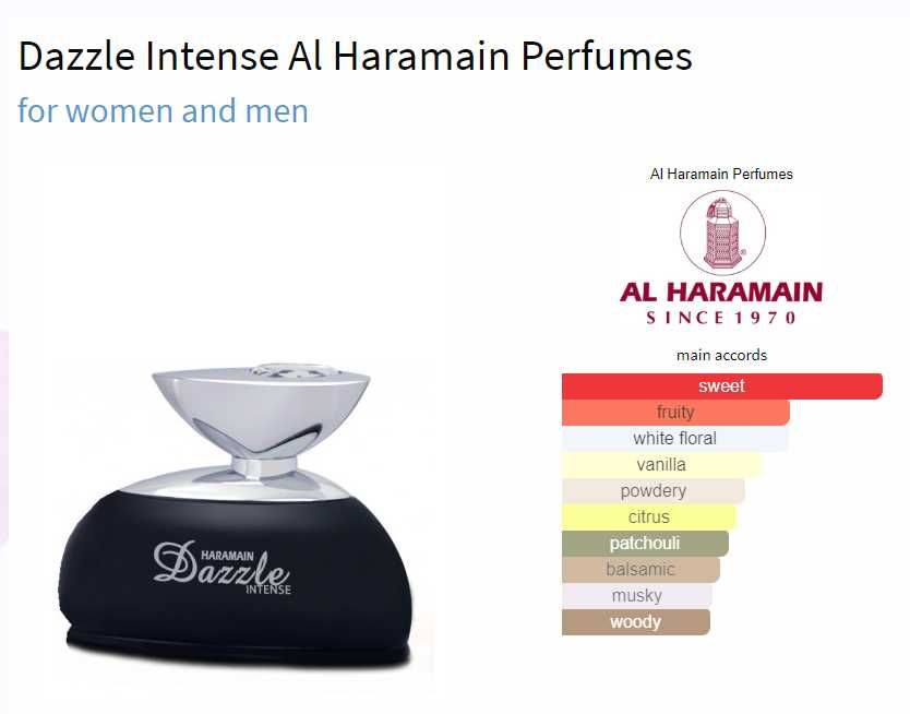 Al Haramain Dazzle Intense Eau de Parfum 90ml Descontinuado/Raro!