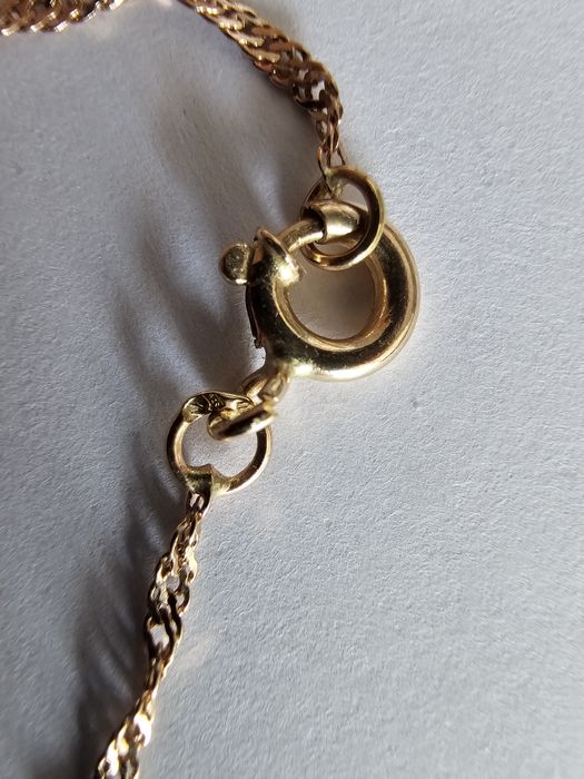 Pulseira de criança com Anjo ouro 9k
