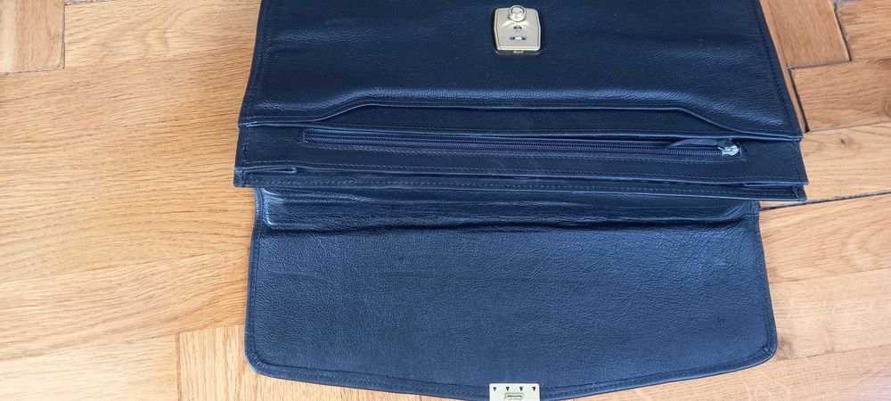 Aktówka z naturalnej skóry