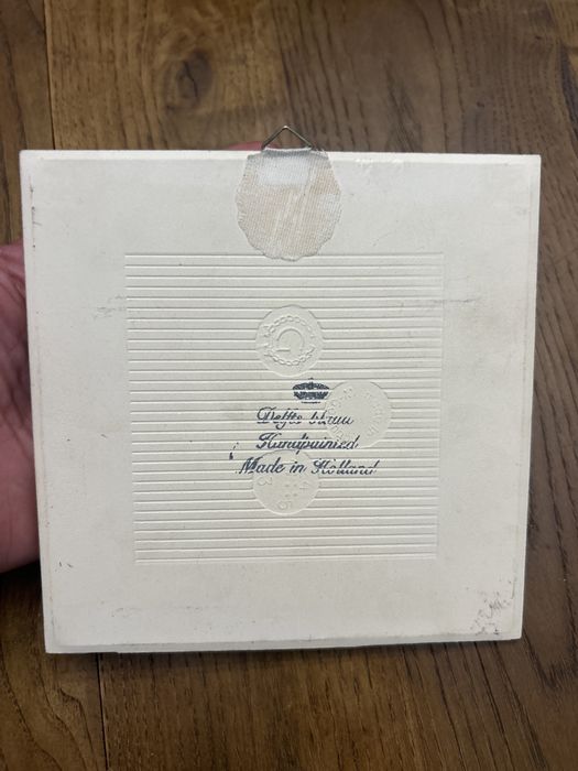 Azulejo Moinho Delfts Blauw pintado à mão