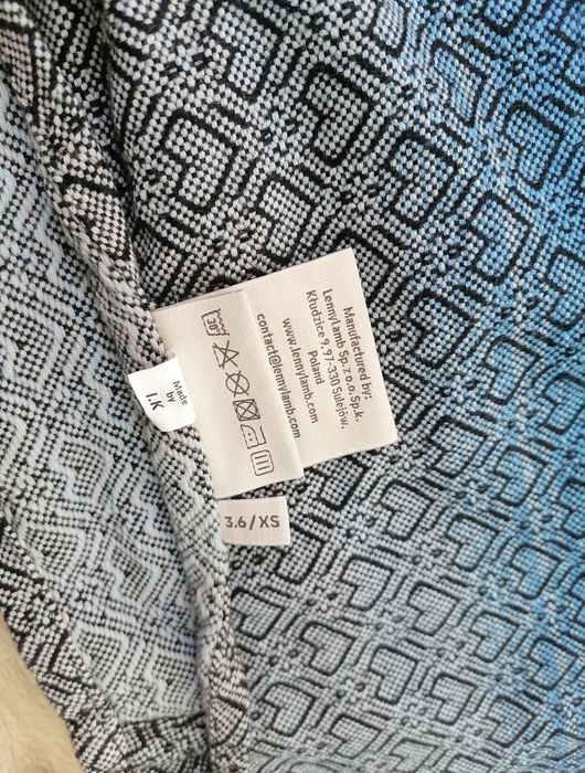 Chusta do noszenia tkana- Lenny Lamb Big Love - Atmosfera