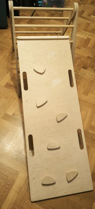 Drabinka + zjeżdżalnia, pikler, babywood