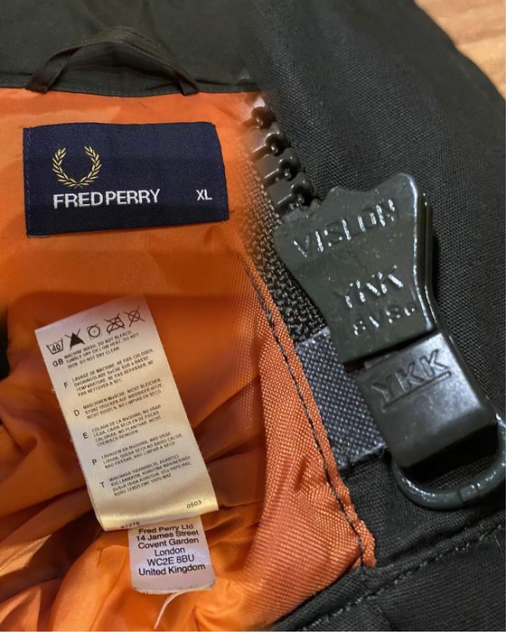 Fred Perry жилетка дутая винтаж XL